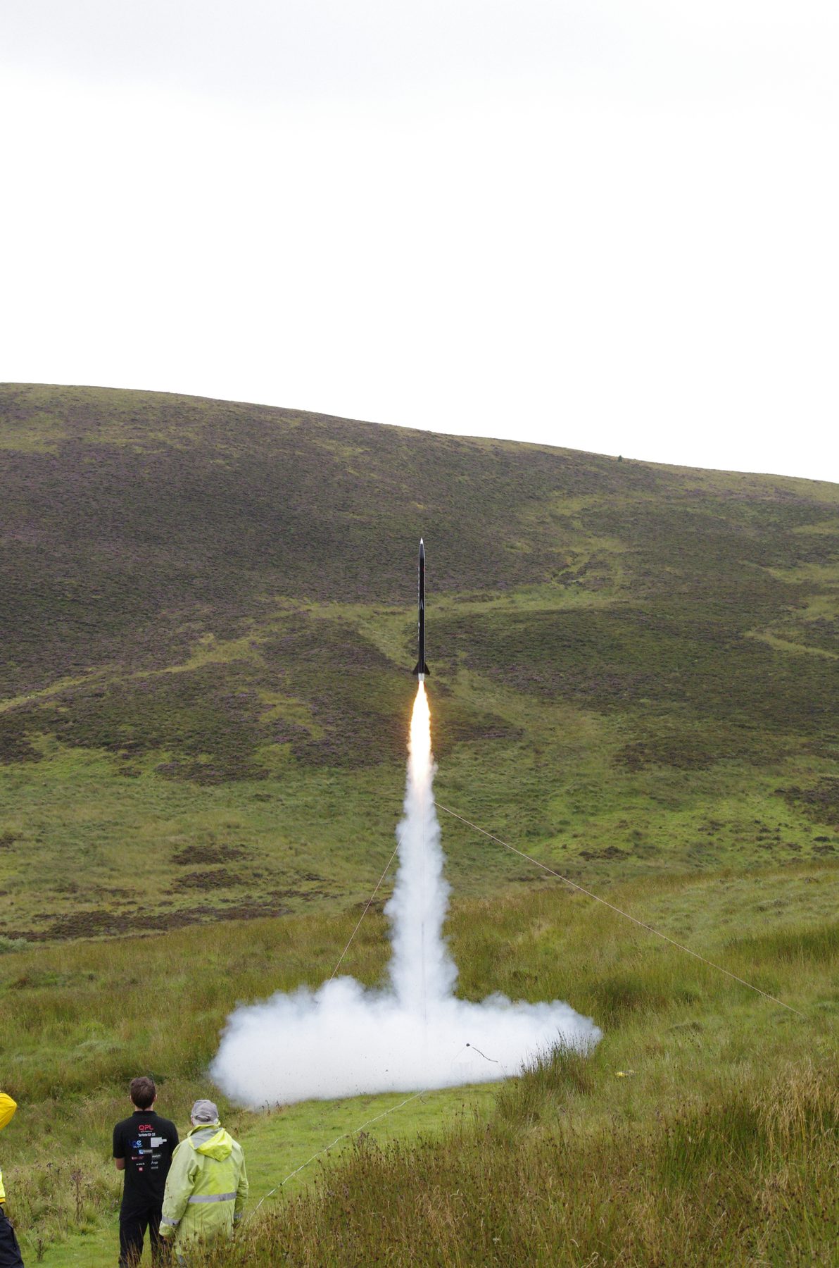 A rocket lifting off at the 2026 Launch 4 Change event